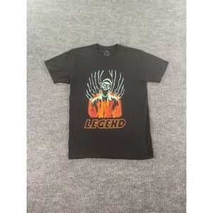 The Weeknd Shirt Men Medium Black Cotton Legend World Tour Graphic Logo Crew